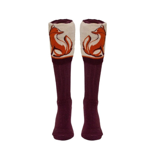 Waring Brooke Curious Fox socks - Merino blend